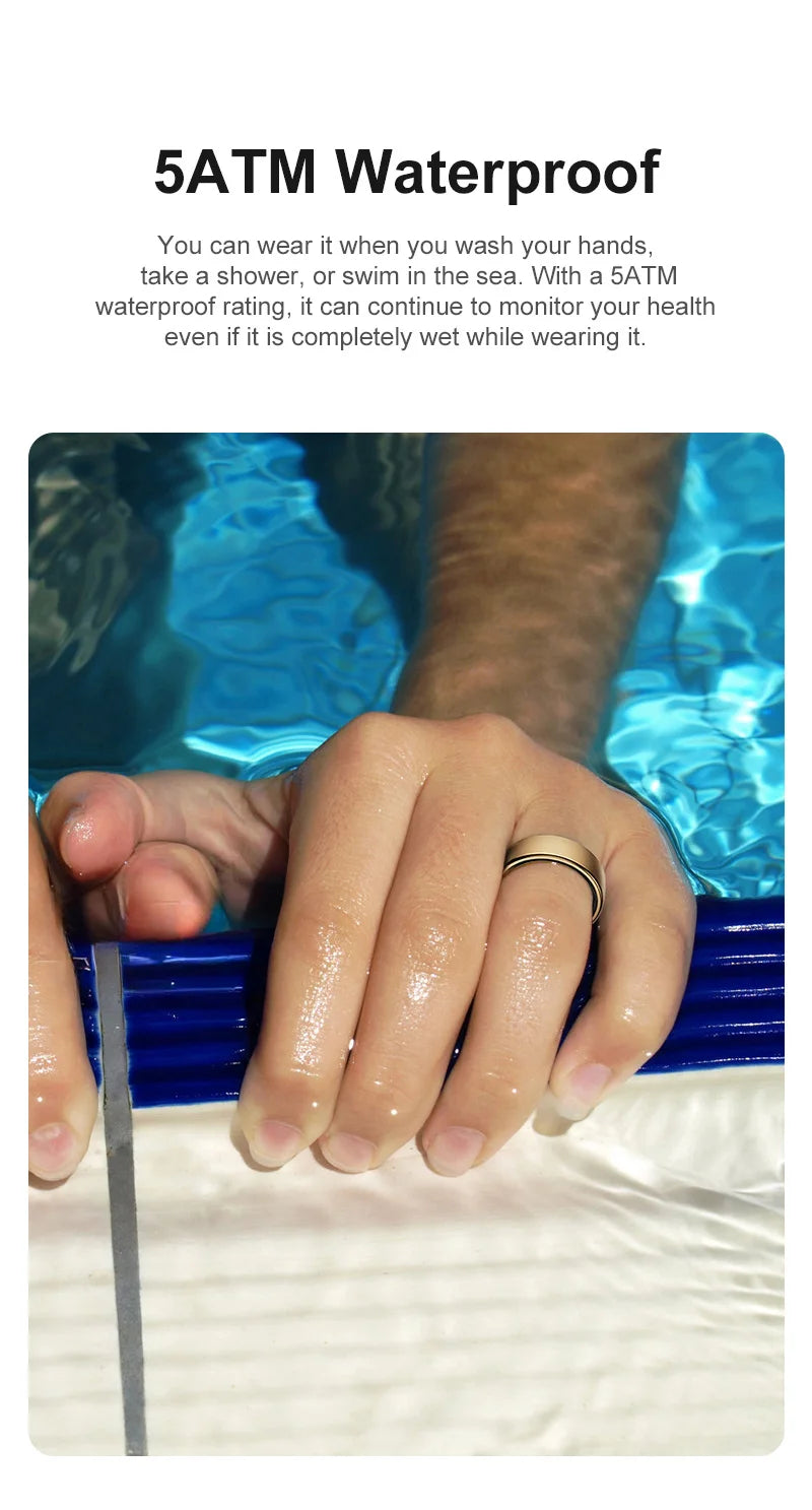 Smart Ring with Temperature Sensor and Sleep Tracker
