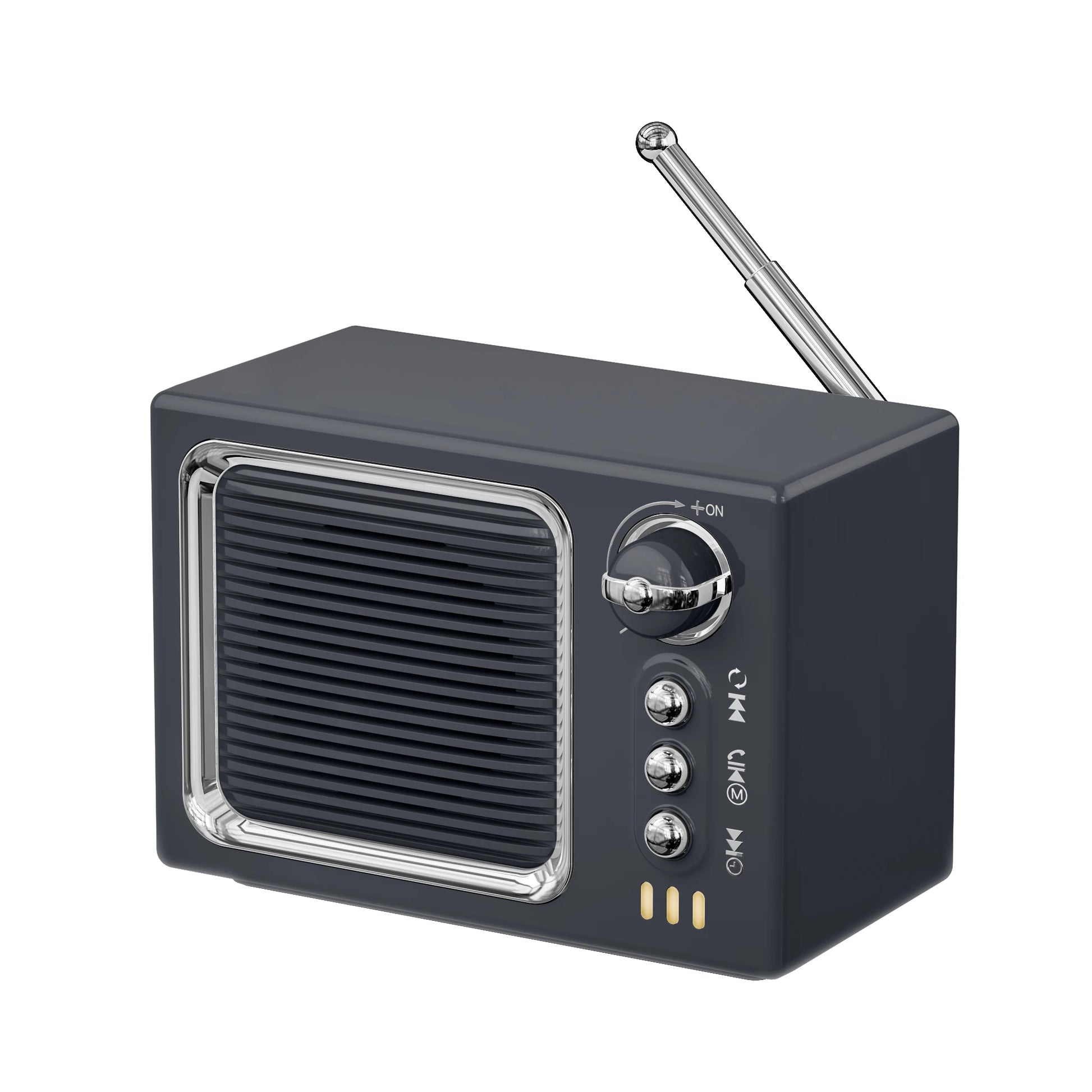 Mini Portable Wireless Retro Speaker with BT 5.0, Surround Sound & White Noise for Sleep