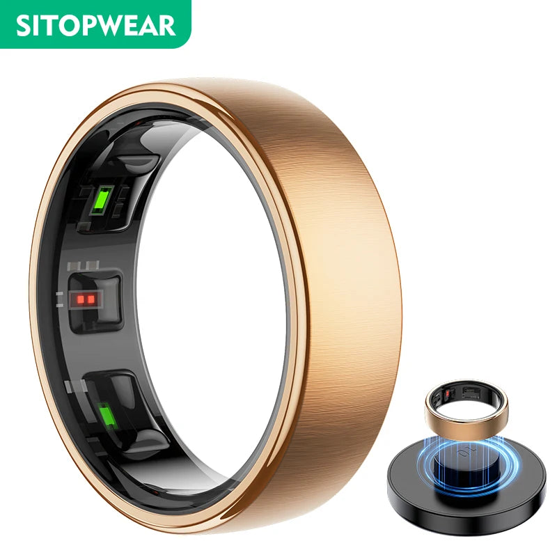 Smart Ring with Temperature Sensor and Sleep Tracker