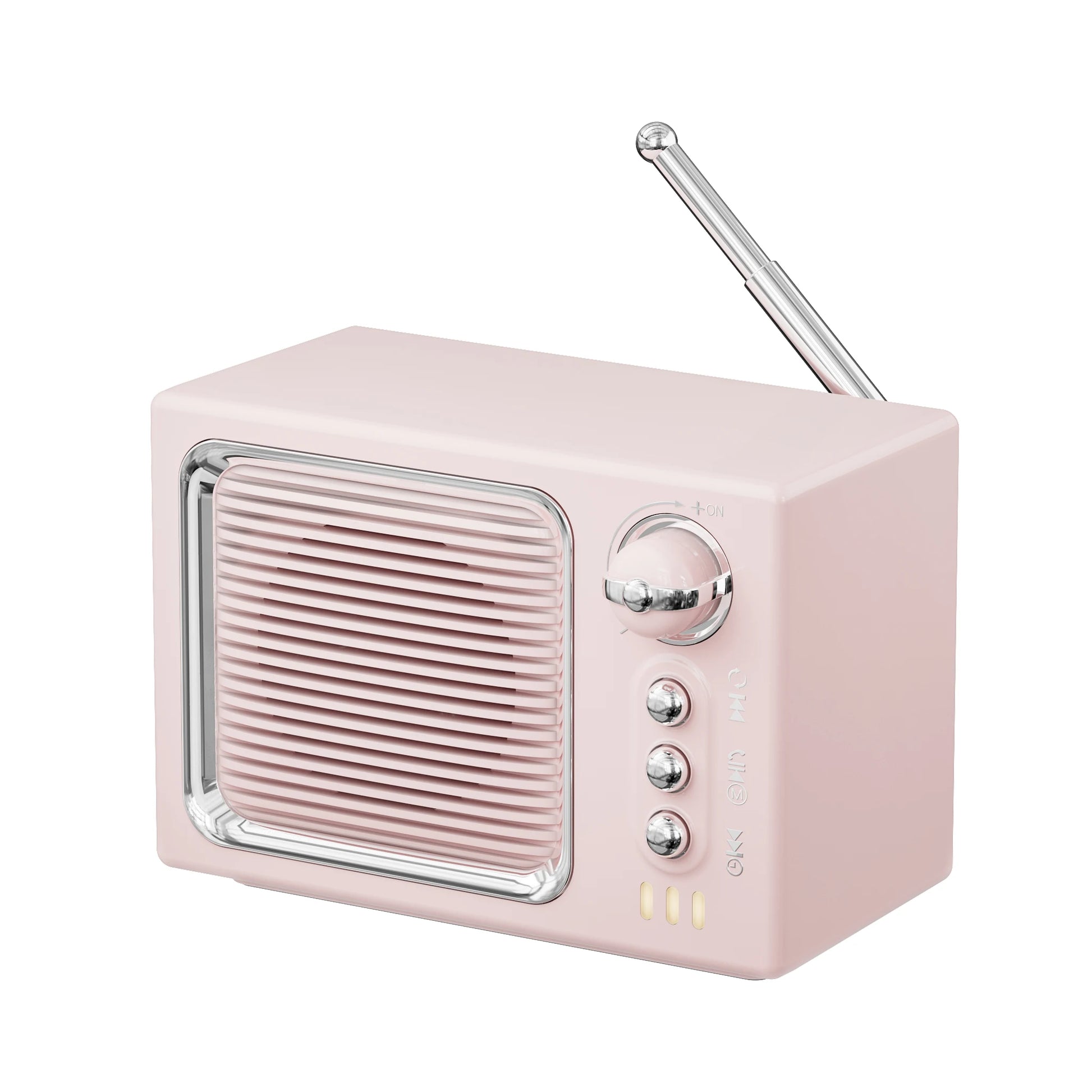 Mini Portable Wireless Retro Speaker with BT 5.0, Surround Sound & White Noise for Sleep