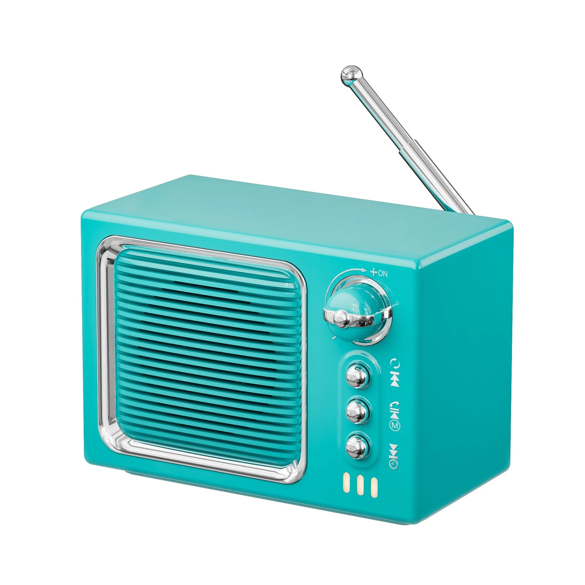 Mini Portable Wireless Retro Speaker with BT 5.0, Surround Sound & White Noise for Sleep