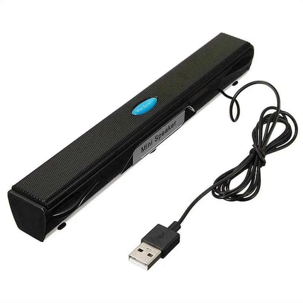Mini USB Speaker with 3D Surround Sound – Multimedia Desktop Speaker for PC & Laptop