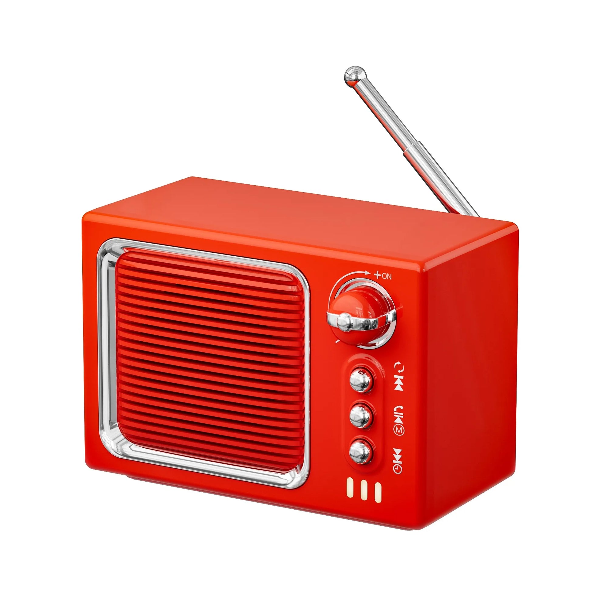 Mini Portable Wireless Retro Speaker with BT 5.0, Surround Sound & White Noise for Sleep