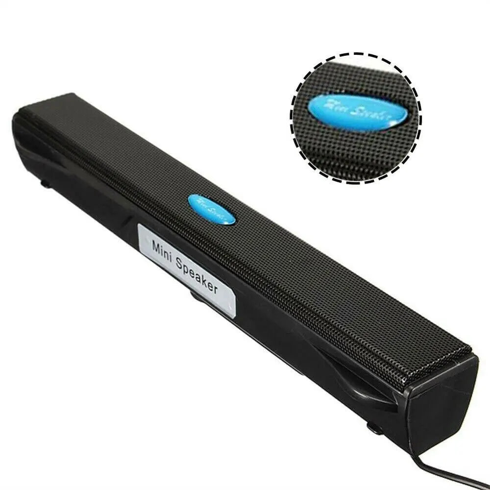 Mini USB Speaker with 3D Surround Sound – Multimedia Desktop Speaker for PC & Laptop