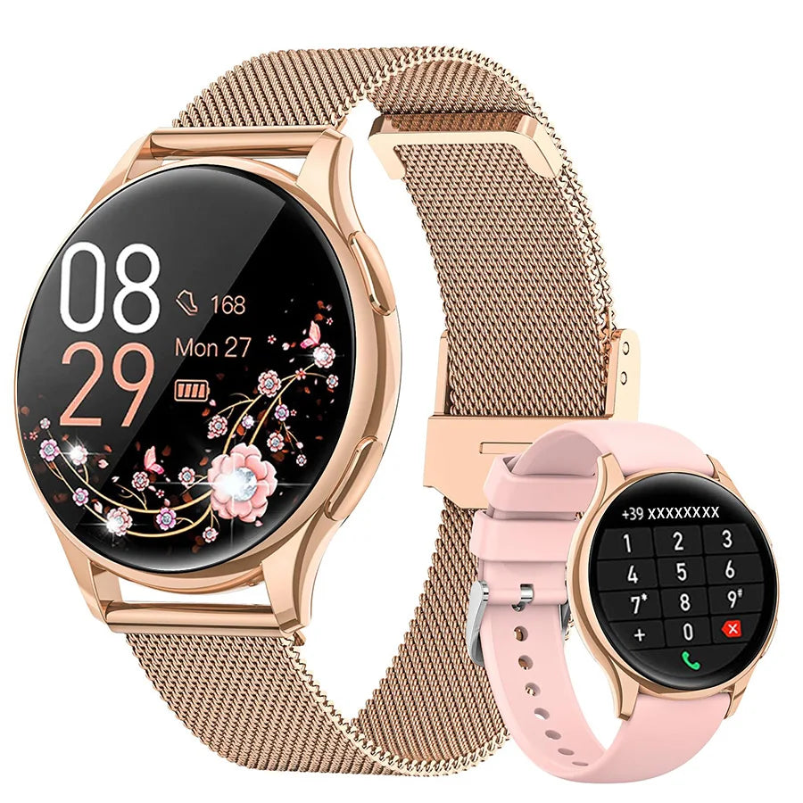 Smartwatch for Women with Phone Function, 1.39" HD Touchscreen & Health Monitoring