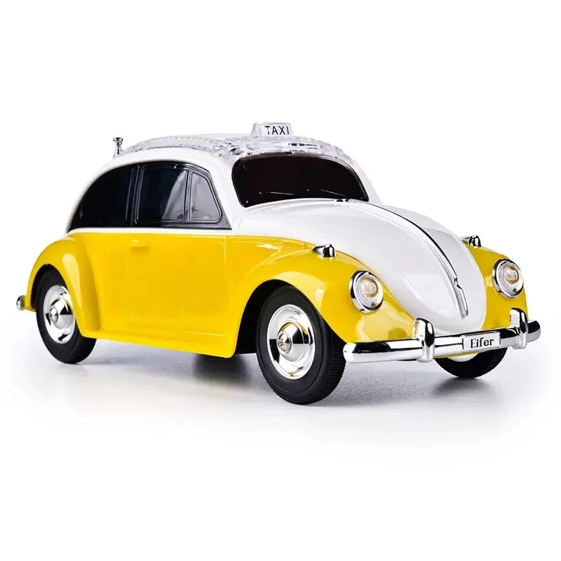 Mini Car-Shaped Retro Wireless Bluetooth Speaker with FM Radio, TF, USB & AUX