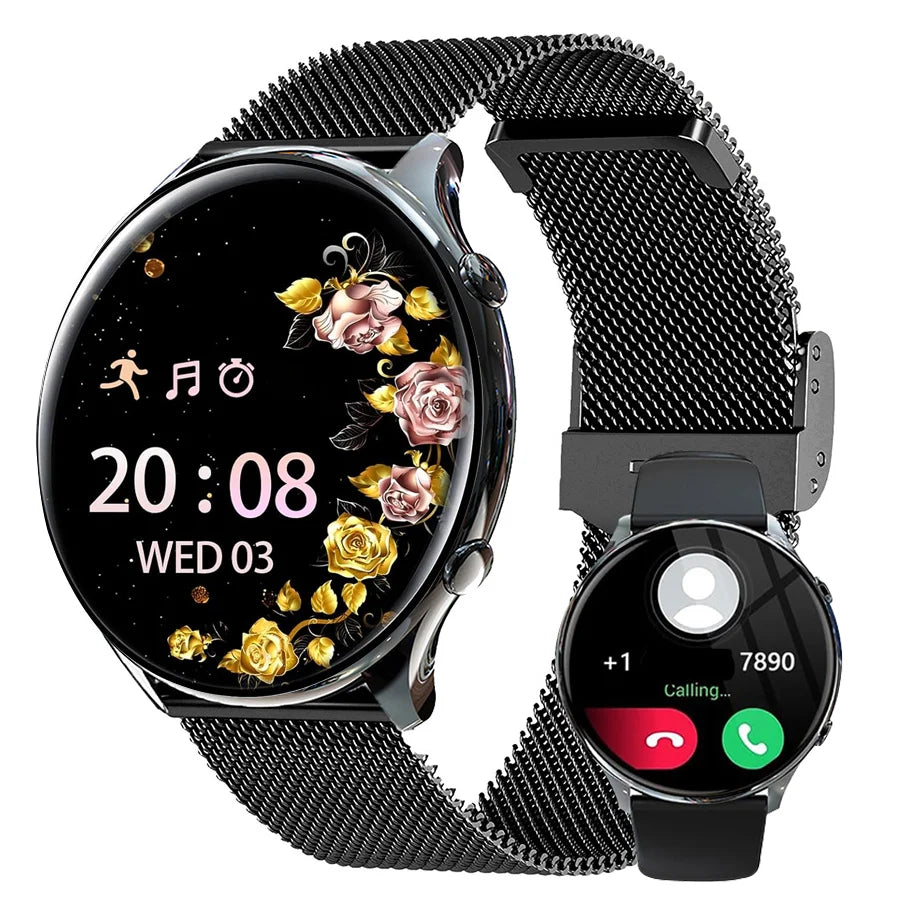 Smartwatch for Women with Phone Function, 1.39" HD Touchscreen & Health Monitoring
