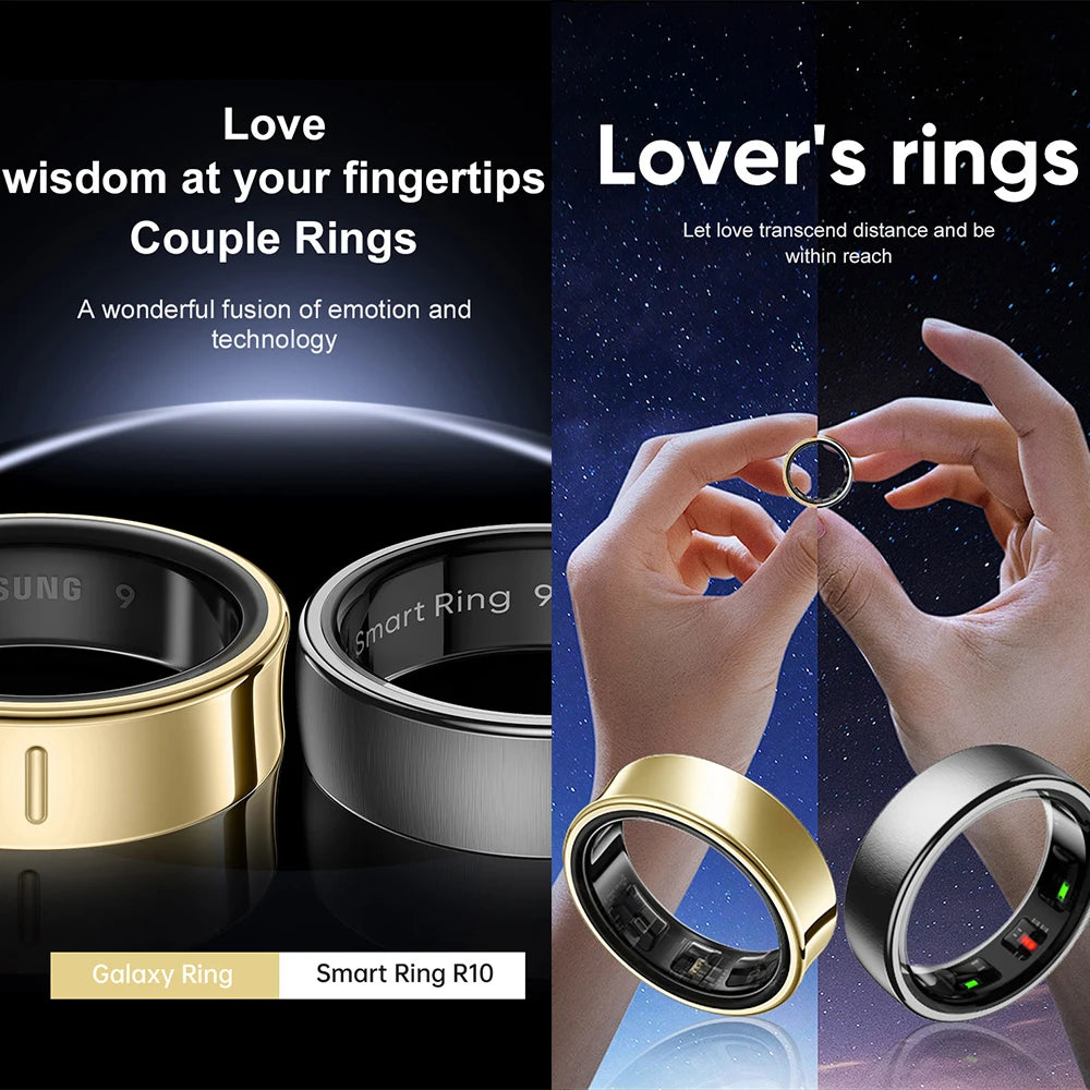 R10 Smart Fitness Ring – HRV, Heart Rate & Blood Oxygen Tracker, Waterproof 5ATM
