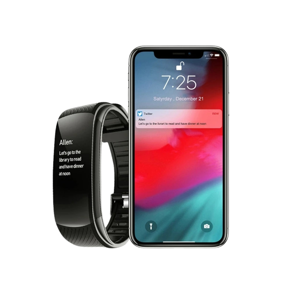 Fitness Bracelet – Heart Rate, Blood Pressure Monitor & Waterproof Smart Band